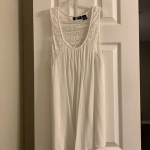 Mileage Size 1X Crocheted Back Tank